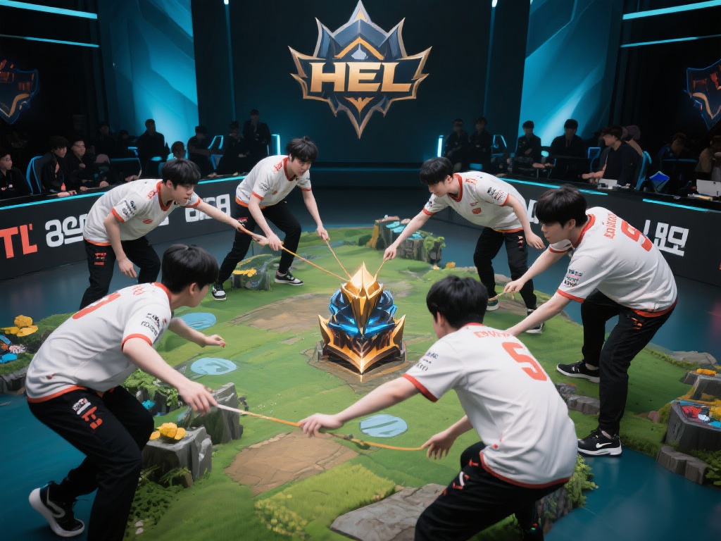 LCK激战:Oner潘森遭集火,HLE中路混战逆转1换4 在职业赛场上,高效团队联动不仅关乎个人操